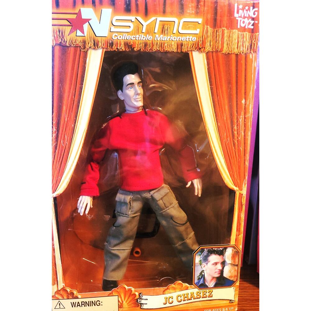 2000 Nsync Collectable Marionette JC Chasez NIB